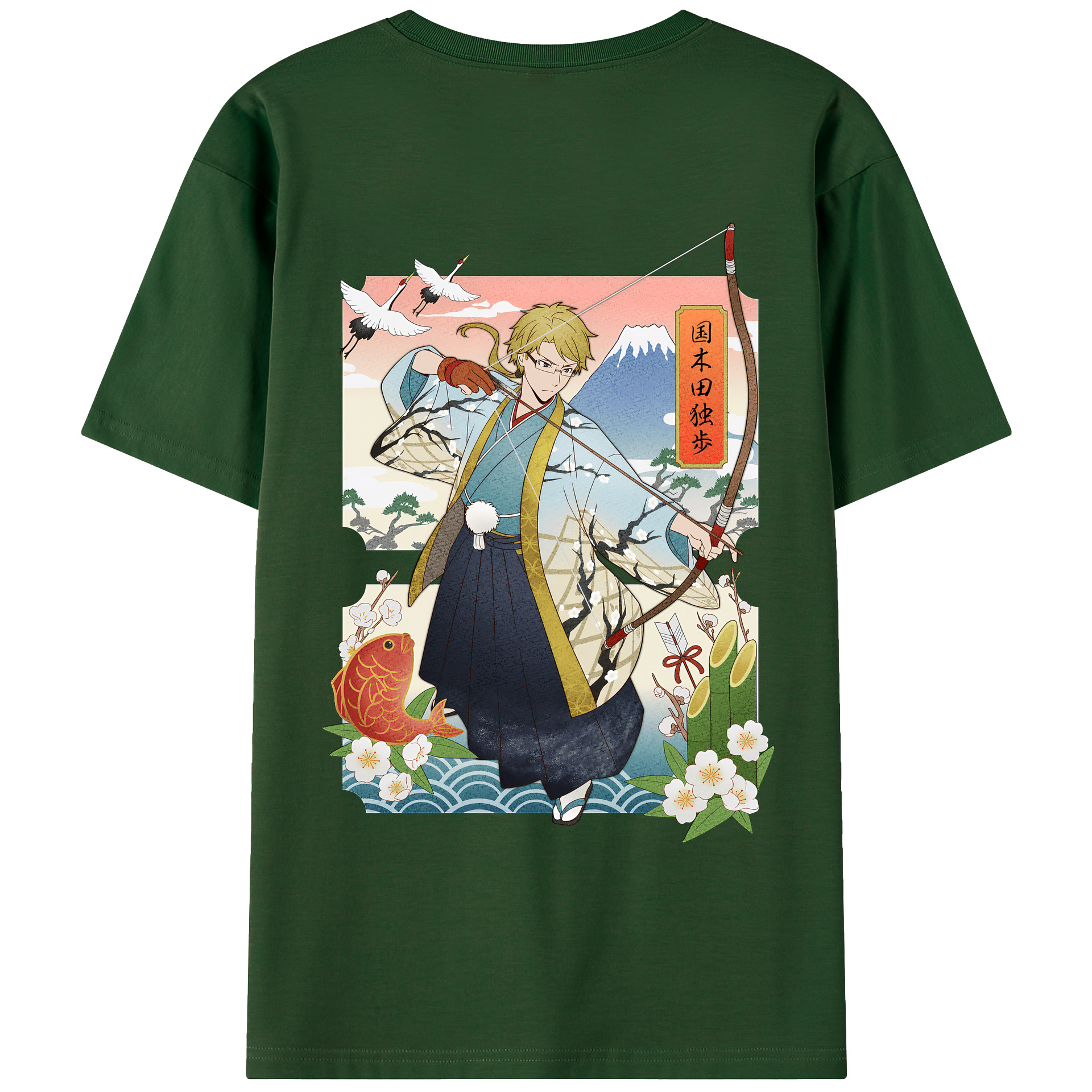 （画像用） 文豪ストレイドッグス Bungo Stray Dogs 綿100％半袖Tシャツ（背面プリント）
